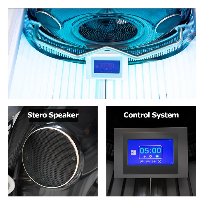 Solarium Manufacturer Custom UVB UVA Blue Light Tanning Beds Best Price Stand up Horizontal Lay down Sunbed Machine