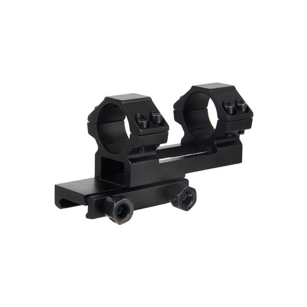 LUGER Optics Scope 25.4mm Tube Ring Integrated One-Piece Fit For 20mm Mount Base