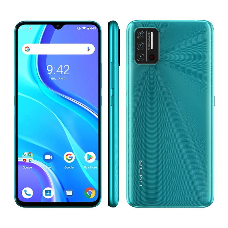  UMIDIGI A7S 6 53 inch дешевые цена низкая стоимость 4 аппарат не привязан к оператору сотовой связи ассортимента мобильных телефонов на Android 10 смартфон он-лайн