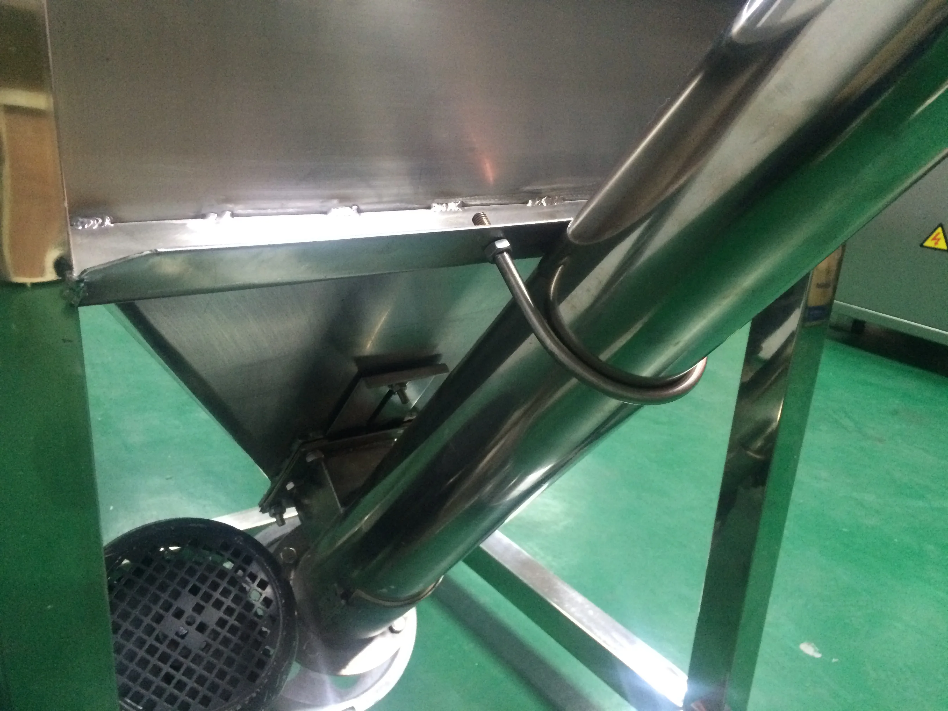 HH89 Inclined Screw Feeder Without Hopper Used Stainless Steel Screw Auger Conveyor Screw Conveyor Blade