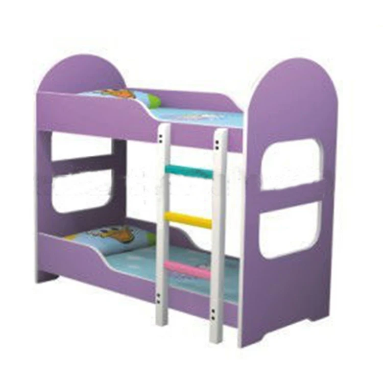 Direct Sale Modern Bedroom Furniture Double Deck Wooden Bed Wood Bunk Bed For Kid