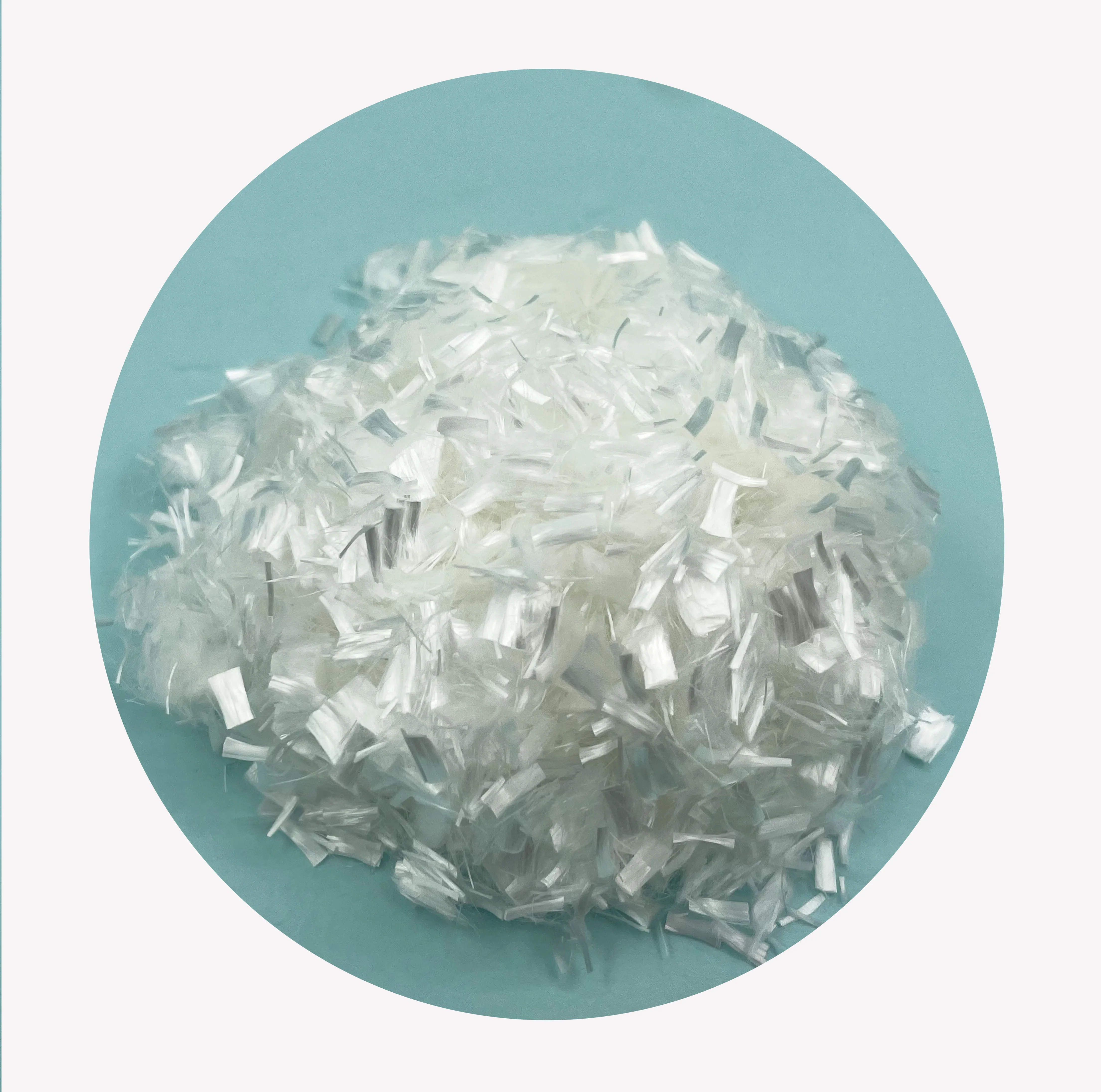 1.5Dx9mm/12mm lyocell short cut fiber for road soil concrete