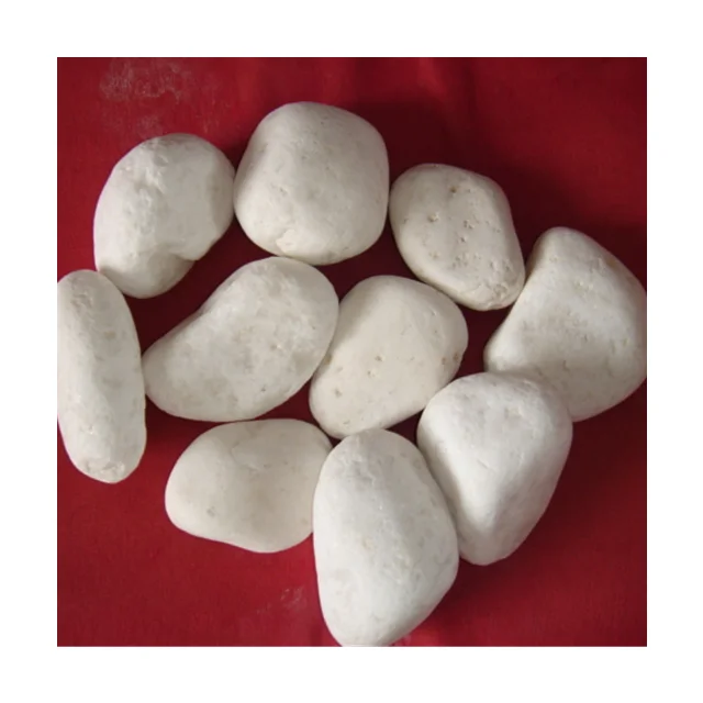White Pebble Stone Landscaping Rocks For Garden landscape decoration outdoor Gravel