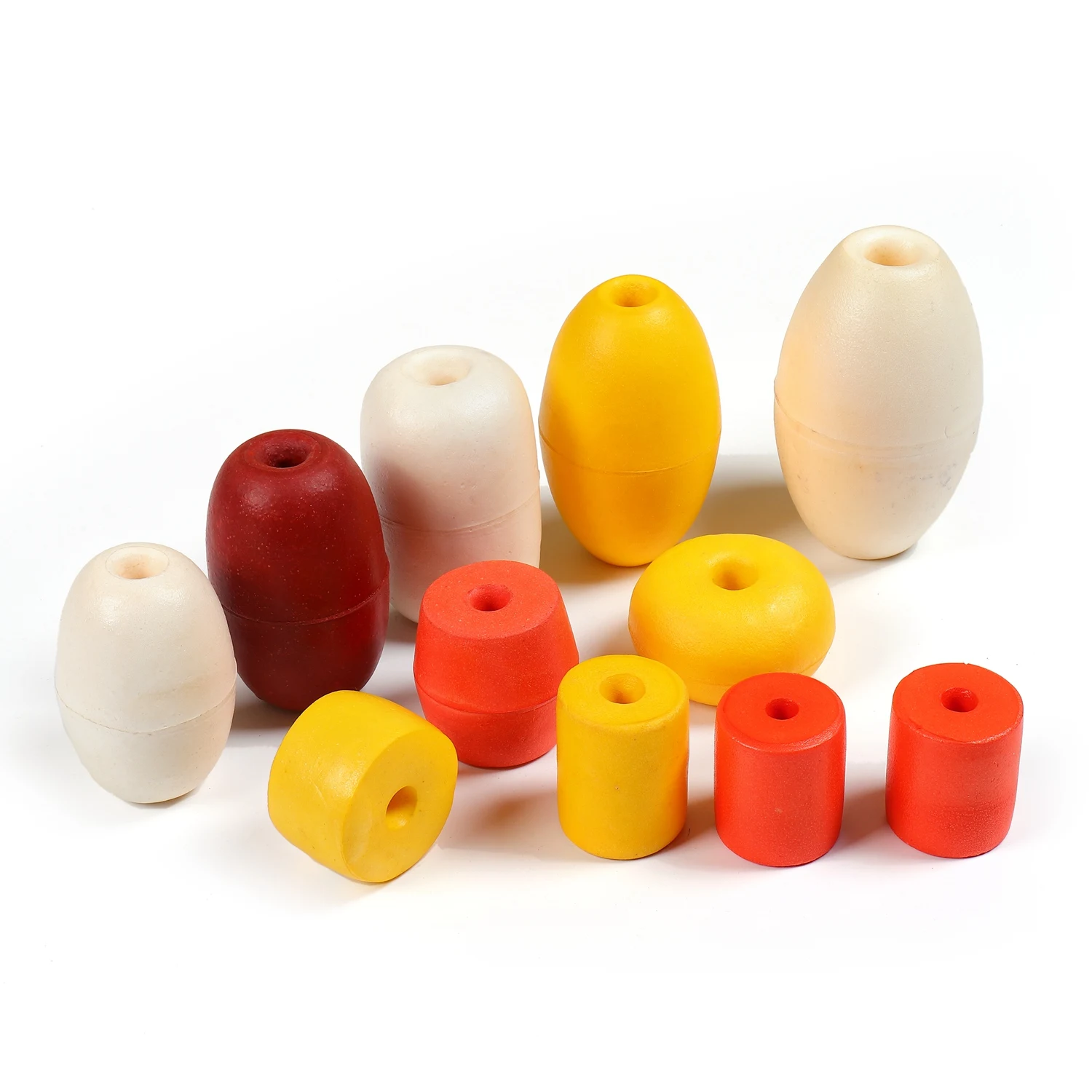 Customized Marine pvc Colorful Foam Float Commercial Rotomolded Buoy Round Bobber Fishing Float