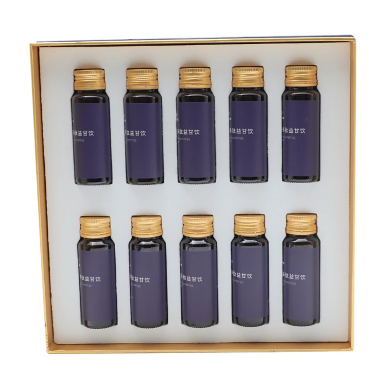 
OEM mushroom peptide drink multiple fermented herbal drink small molecule weight peptide supplement 