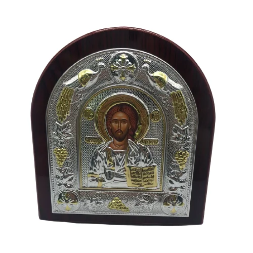 Explosive Jesus Maria Peacock Frame Metal Religious Ornaments stainless steel religious ornament