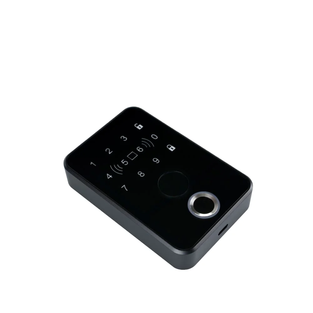 Code Smart Door Lock Mechanical Key Lock USA Cylinder Lock with Finger Print Scanner