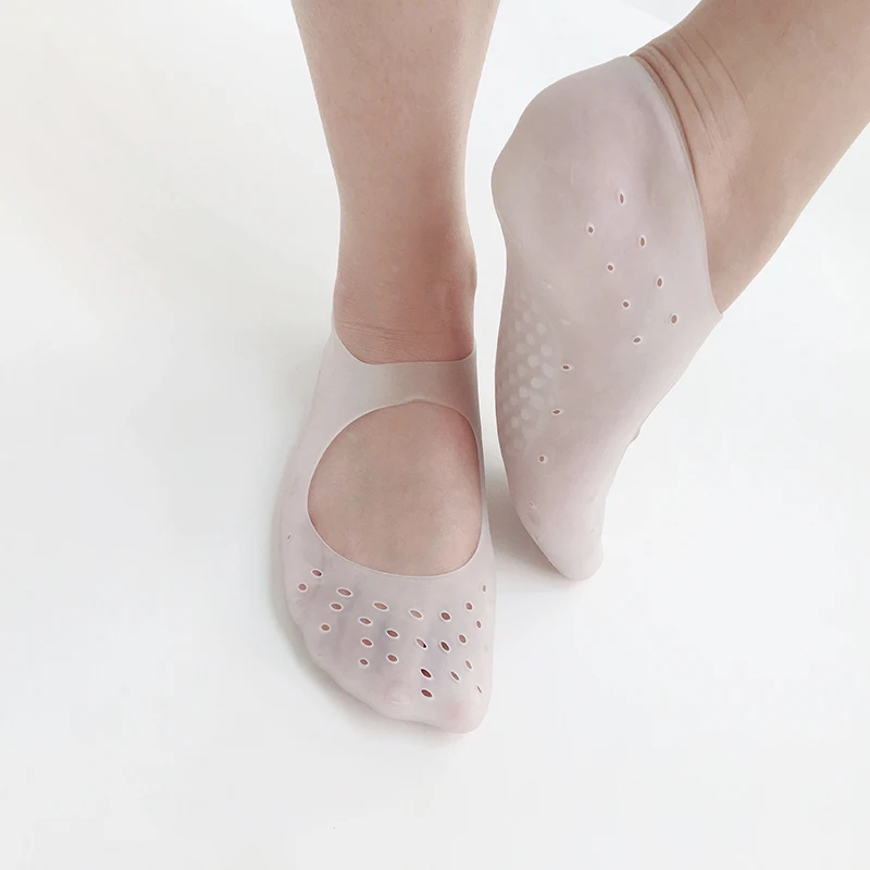 Soften Silicone Moisturizing Spa Gel Arch Support Socks Foot Skin Care Beauty Spa Moisturizing Socks