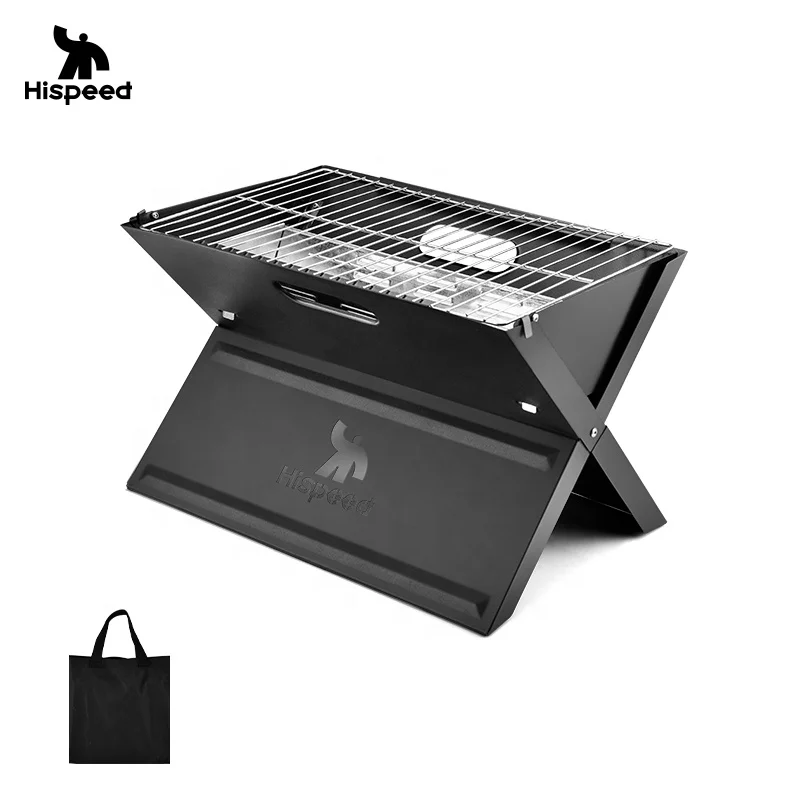 HISPEED Outdoor Portable Carbon Barbecue Stove For Picnic Garden Party Cooking Camping Travel Foldable Mini BBQ Grill
