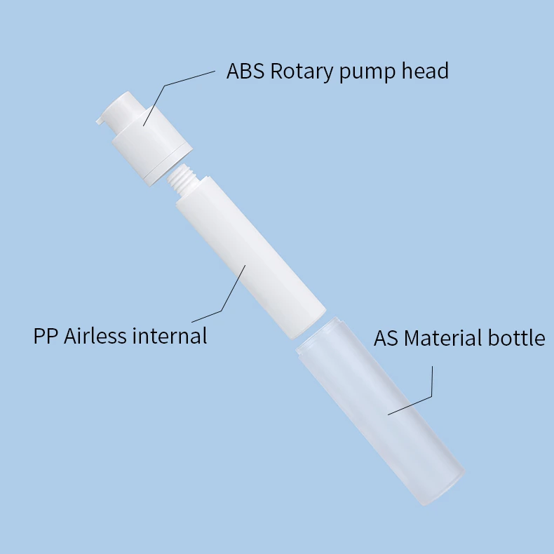 cosmetic skin care bottle set 5oz Screw cap bottle plastic dropper lotion airless pump bottle packaging container skin care set