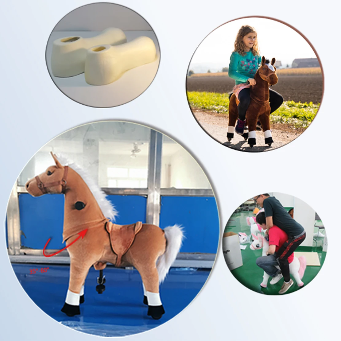 Indoor commercial amusemenr park Electric animal rides coin operated for shopping mall, battery operated ride on animals