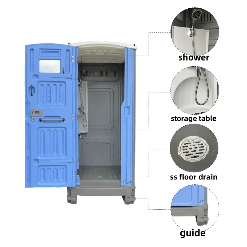 Custom bathroom Mobile Simple Room Hotel Family Dormitory Modular integrated shower room Foldable Integrated shouwer cubicle