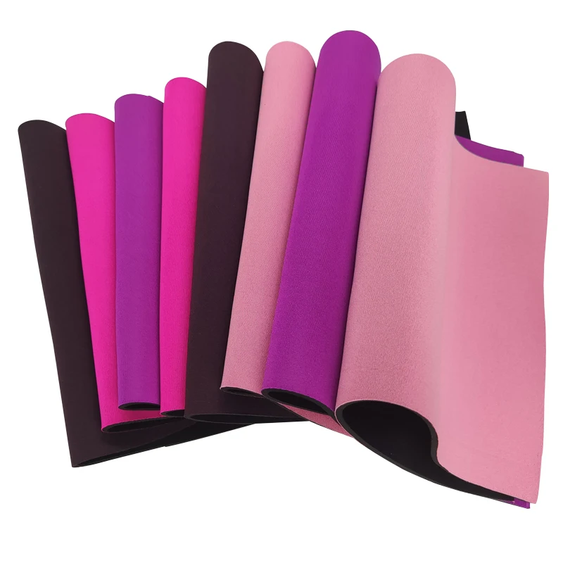 NEW ARRIVAL 3.5mm custommade color neoprene polyester fabrics for bags factory price by meter