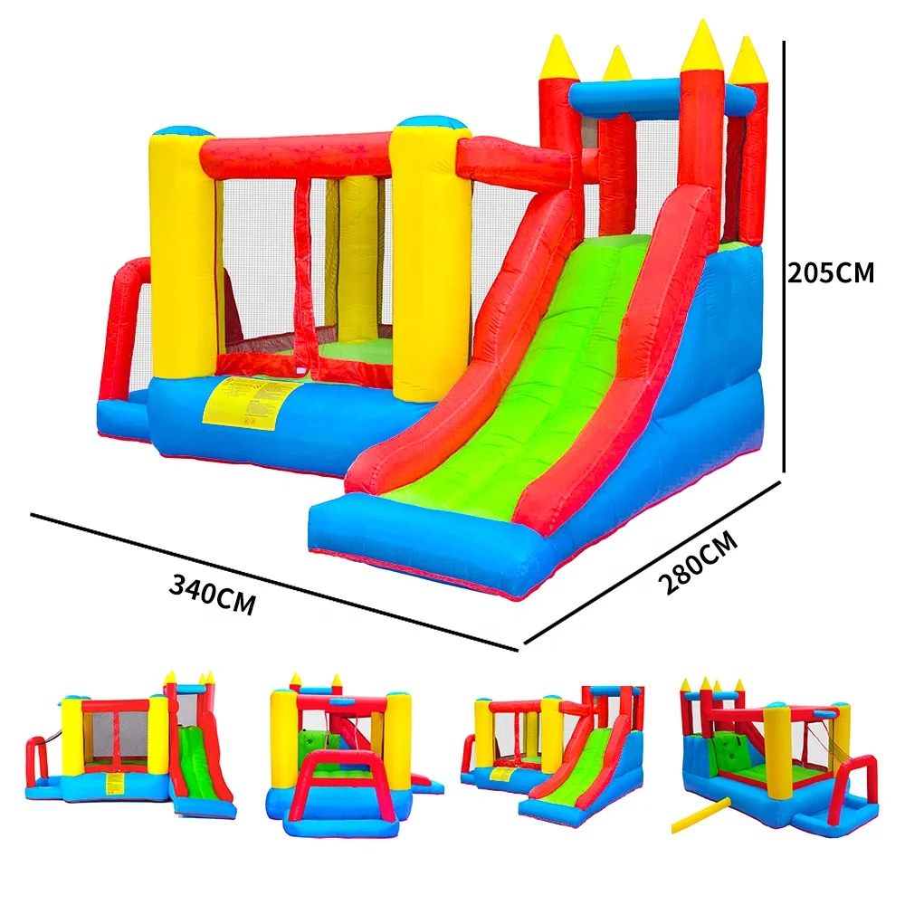 Doctor Dolphin nylon custom kids best sale design wholesale brincolines inflatable bouncing castle bouncy