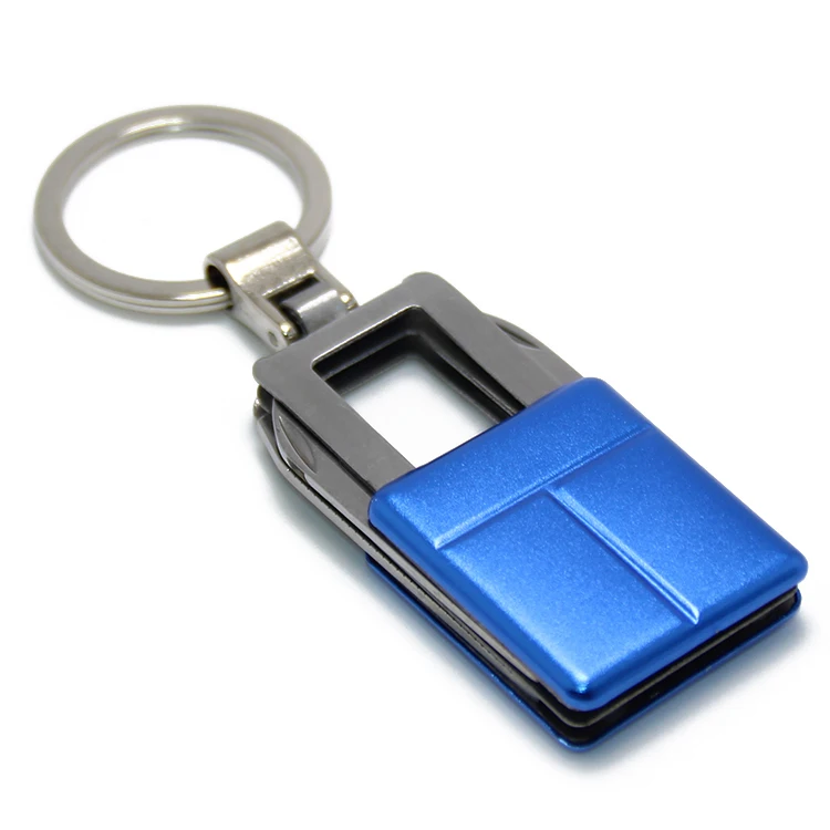 4 in 1 Mini Tools Rule Key Chain Beer Opener Promotional Stainless Steel Metal Bottle Opener Pocket Knife Tools Keychain