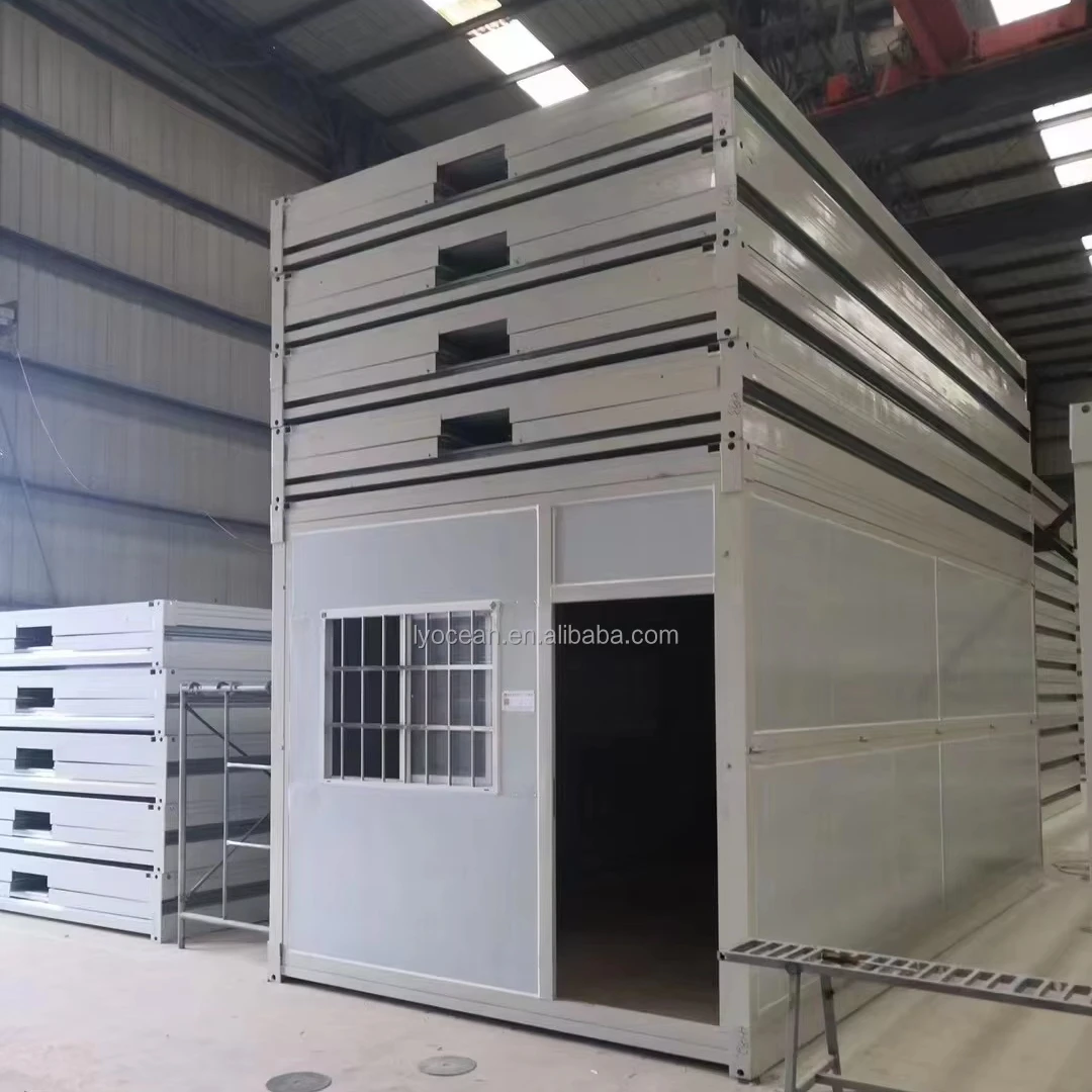20 футов 40 кубиков готовый сборный складной роскошный контейнерный дом модульный