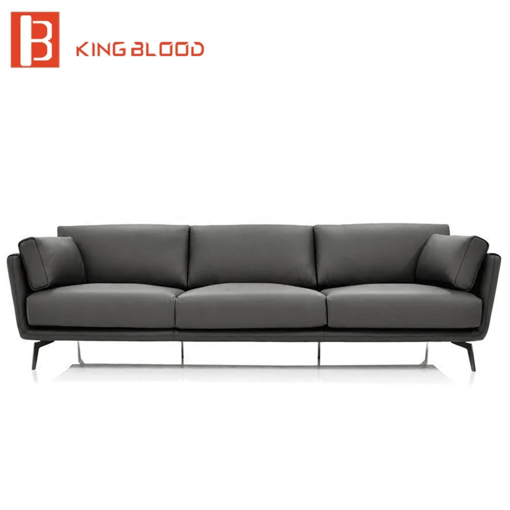 Italian interior design leather sofa with modern sectional elegance furniture