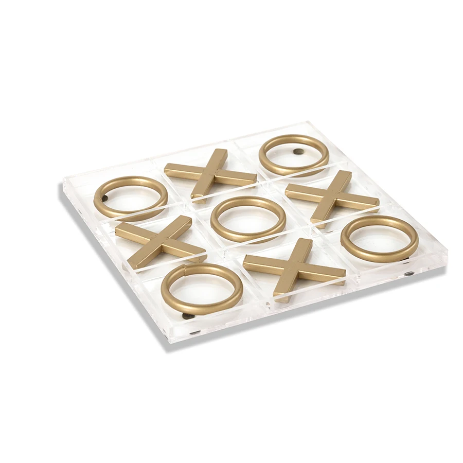 Mayco 3D Acrylic XO Decoration Accessories Noughts and Crosses Game Tic Tac Toe