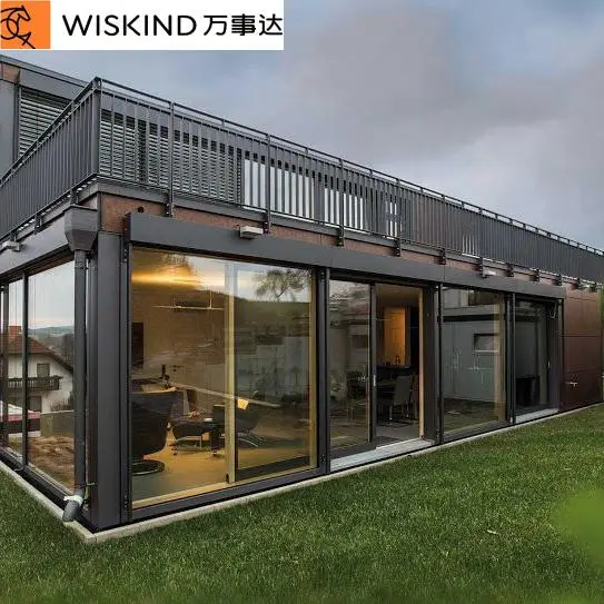 Китайский светлый металлический каркас в стиле стальной коробки для офиса на крыше гостиницы модульный дом