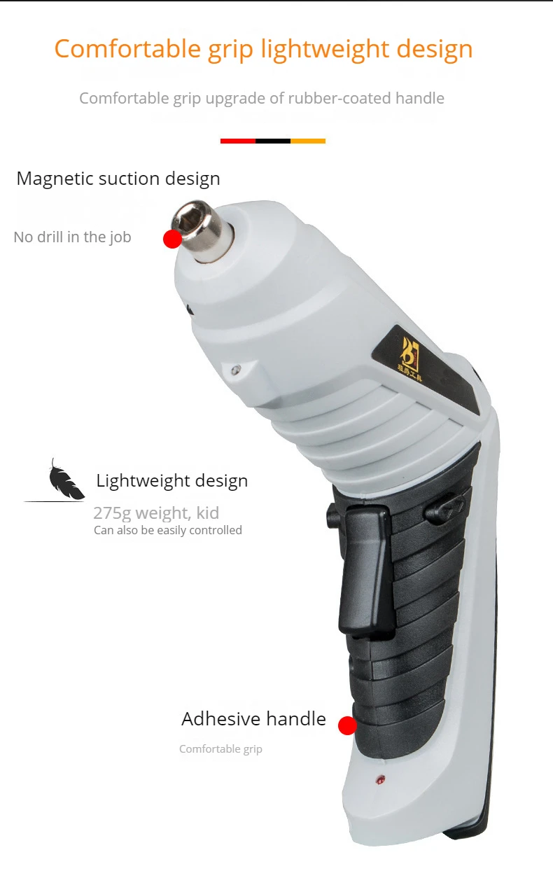Multi-function electrical drill set 47 in 1 precision cordless rechargeable mini electric screwdriver drill set