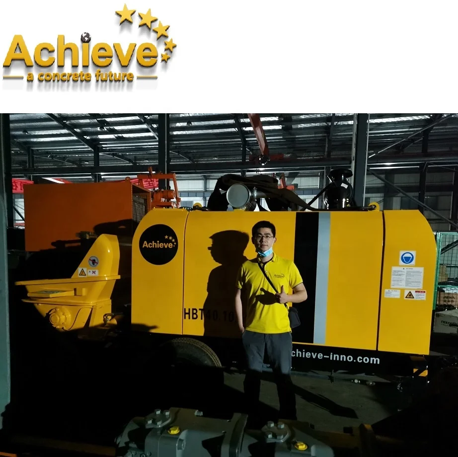 
HBT40.10.60RS Concrete Stationary Pump Trailer Pump Tailor-Made Customized Made ZOOMLION AI-40CPD 