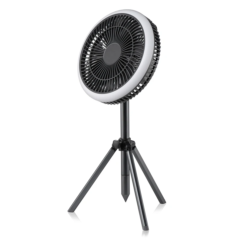 10 Inch APP Remote Control Camping Fan Portable 10000mAh  Outdoor Tripod Fan Ceiling Tent Fan for Camping Travel
