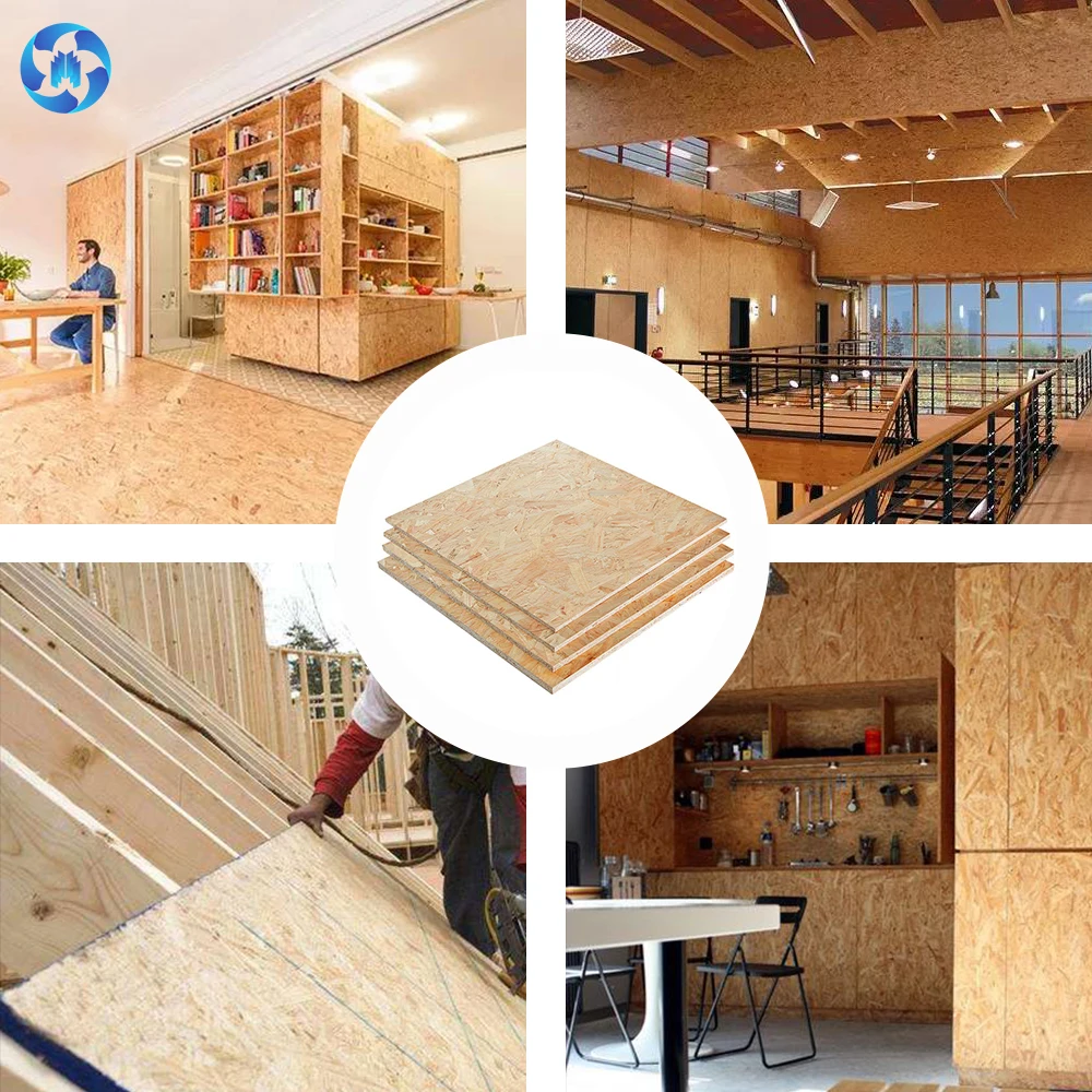 4x8 1/2 OSB Plywood 9mm 11mm ENF/NAF Laminated Wood Panel Board for Furniture and Home Decor
