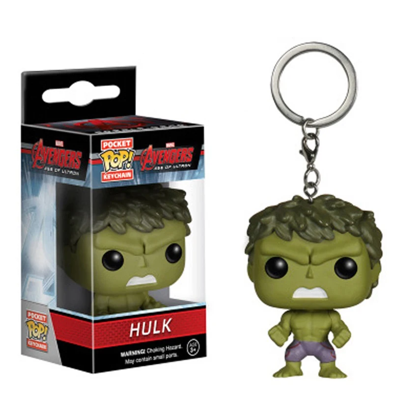 Funko Pocket Pop Keychain Green Man Hu-lk Action Figure Keychain Toys