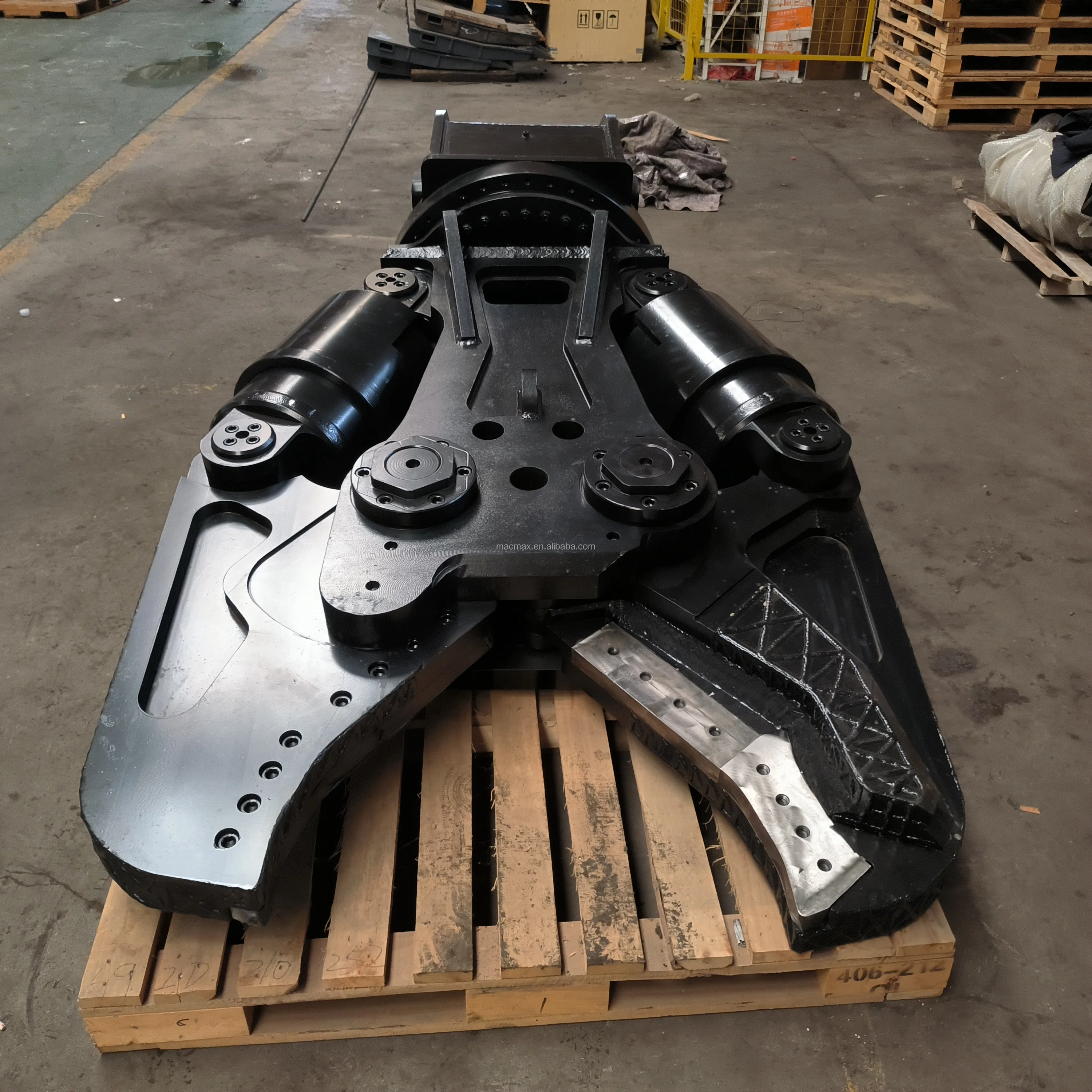 Concrete Crusher, Demolition Pulverizer, Hydraulic Shear for All Excavators