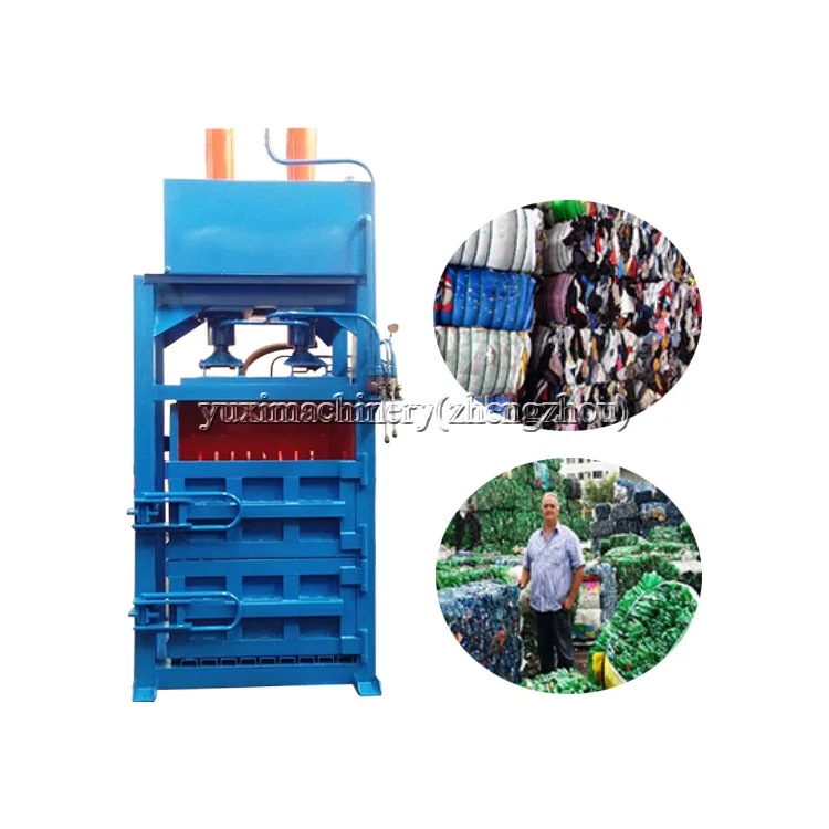 Lowest Price Used Clothes Fabric Baler Waste Textile Compress Baler Machine With CE Certification