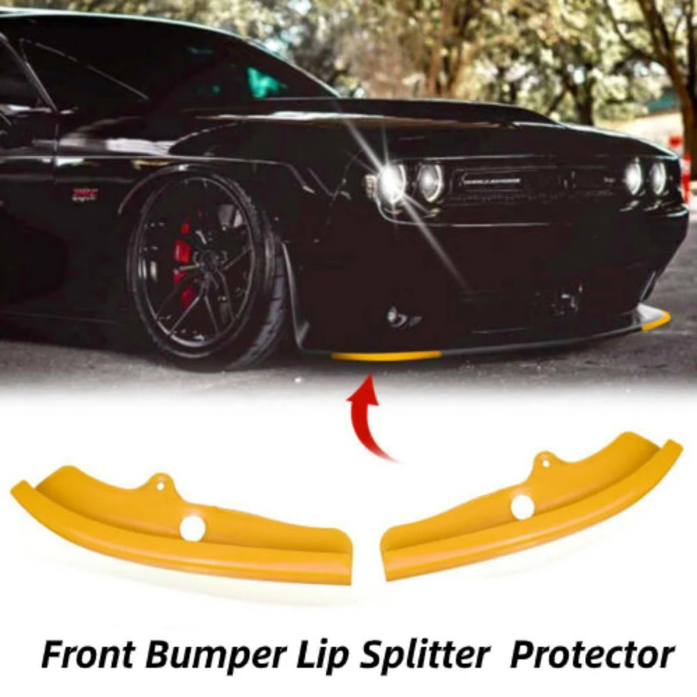 DSE Brand Manufacture Car Parts Front Lip Protector Auto Spare Parts Yellow Colour Lip Protector For Dodge Challenger 2015-2019