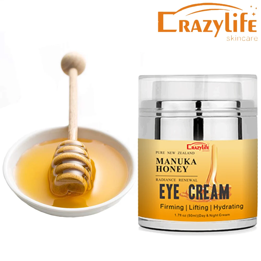 Manuka Honey Eye Cream For Dark Circles Under Eyes   Manuka Honey Cream to Target Blemishes  Puffy Eyes & Moisturizing
