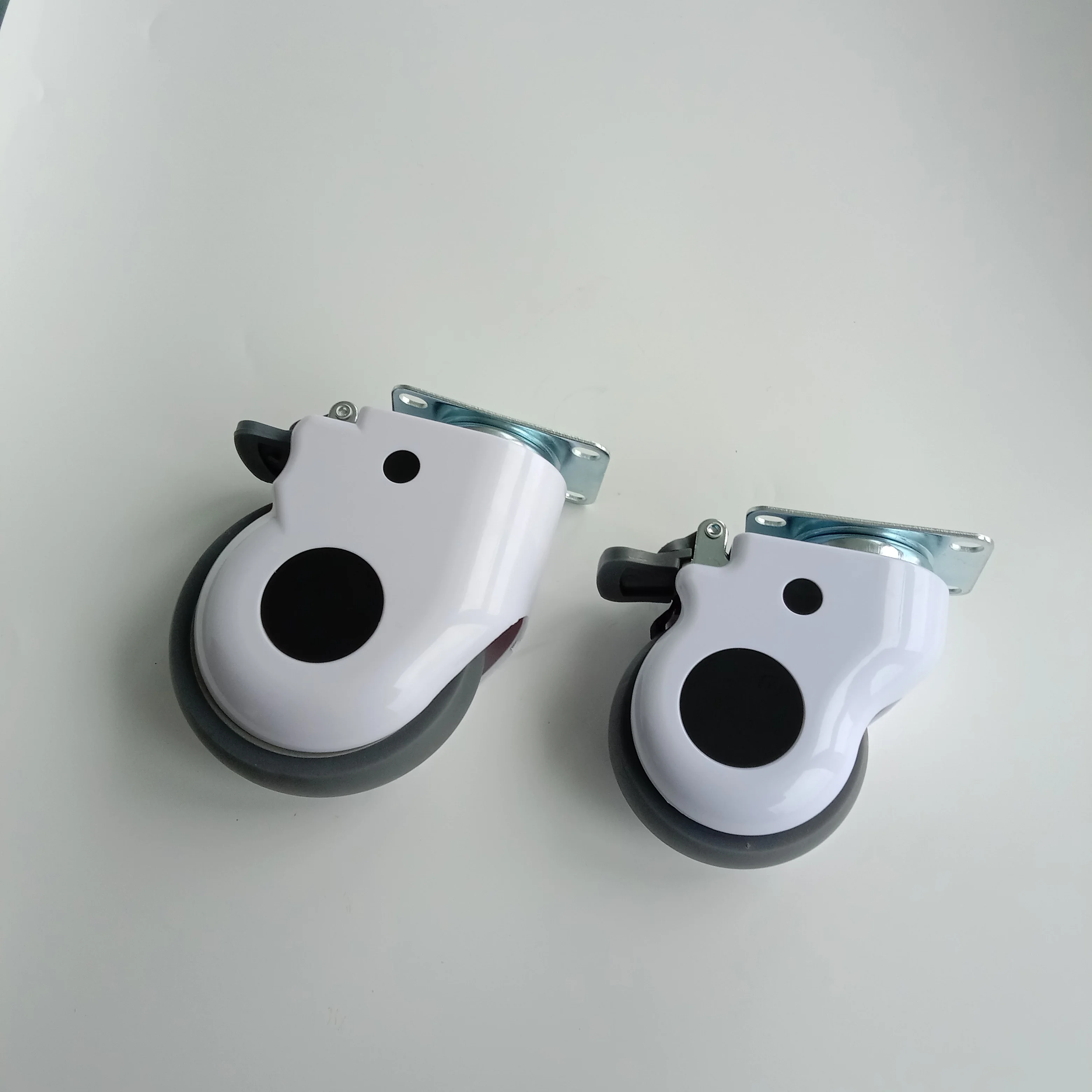 2024 Best Selling Threaded Stem Double Wheels Medical Caster For Hospital Medical Casters Wheels