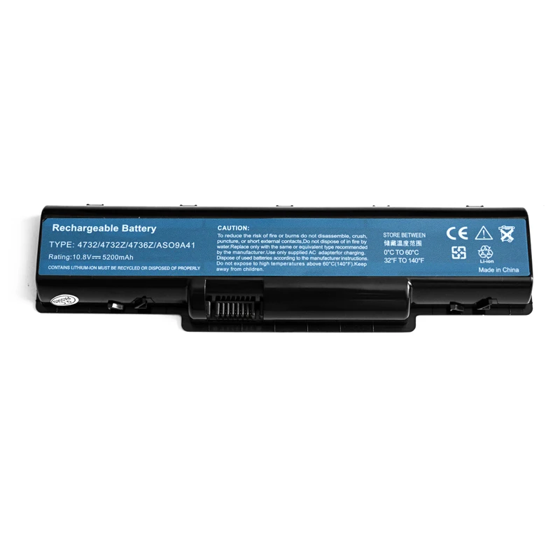 6600mAh laptop battery for ACER eMachines E525 E527 E625 E627 E630 AS09A31 AS09A51 AS09A56 for Acer Aspire 4732 5332 5517 5532