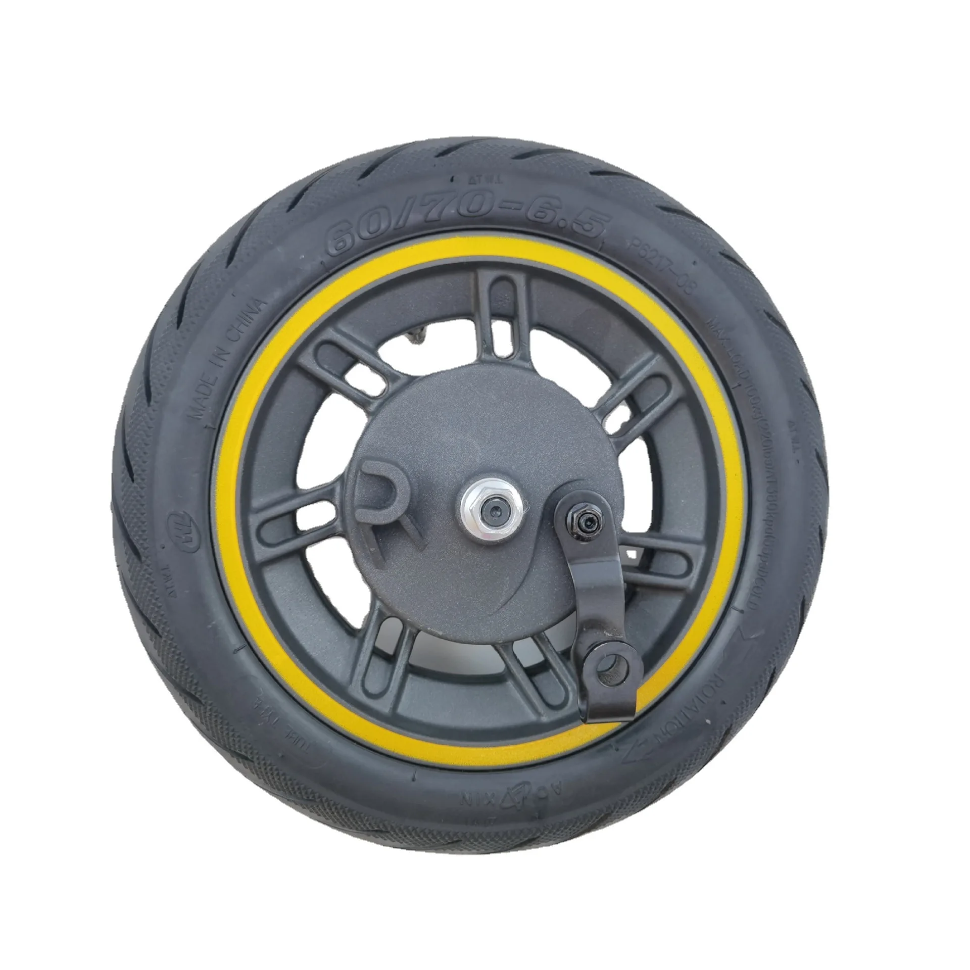 Replacement Max G30 Kick Scooter Part For Max G30 Scooter Parts 10 Inch Front Wheel Hub 60 / 70-6 Vacuum Tire Fittings