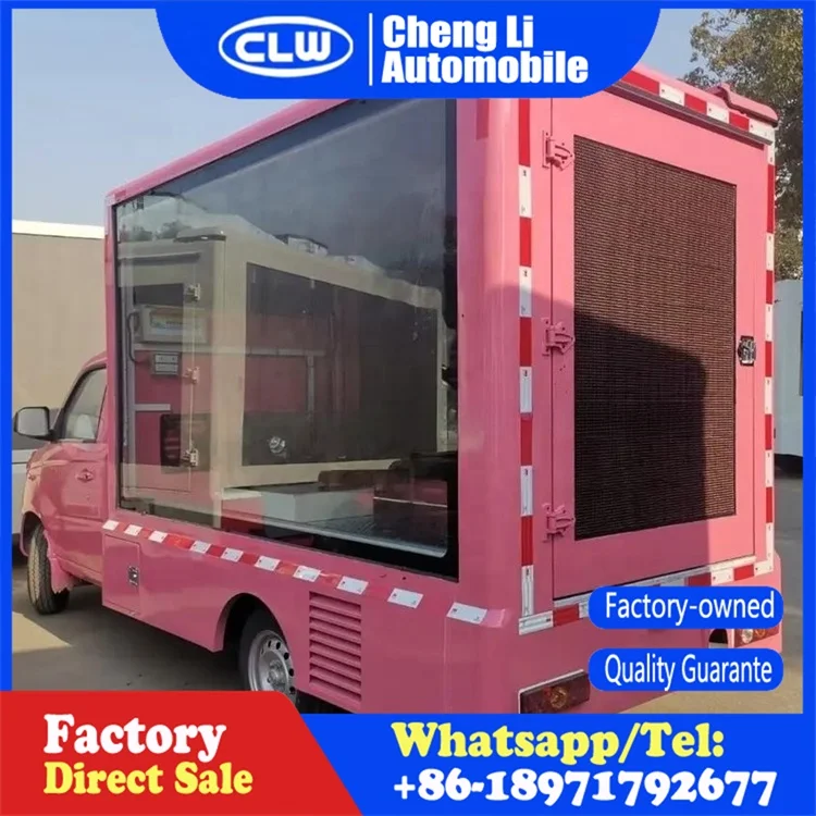 Outdoor Led Screen Vehicle Mobile Truck Led Display Trailer Full Color Led Video Advertising Truck