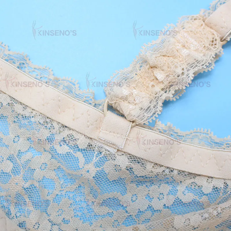 High Support Breathable Backless Full Coverage Thin Straps Deep V Bra For Cute Ladies