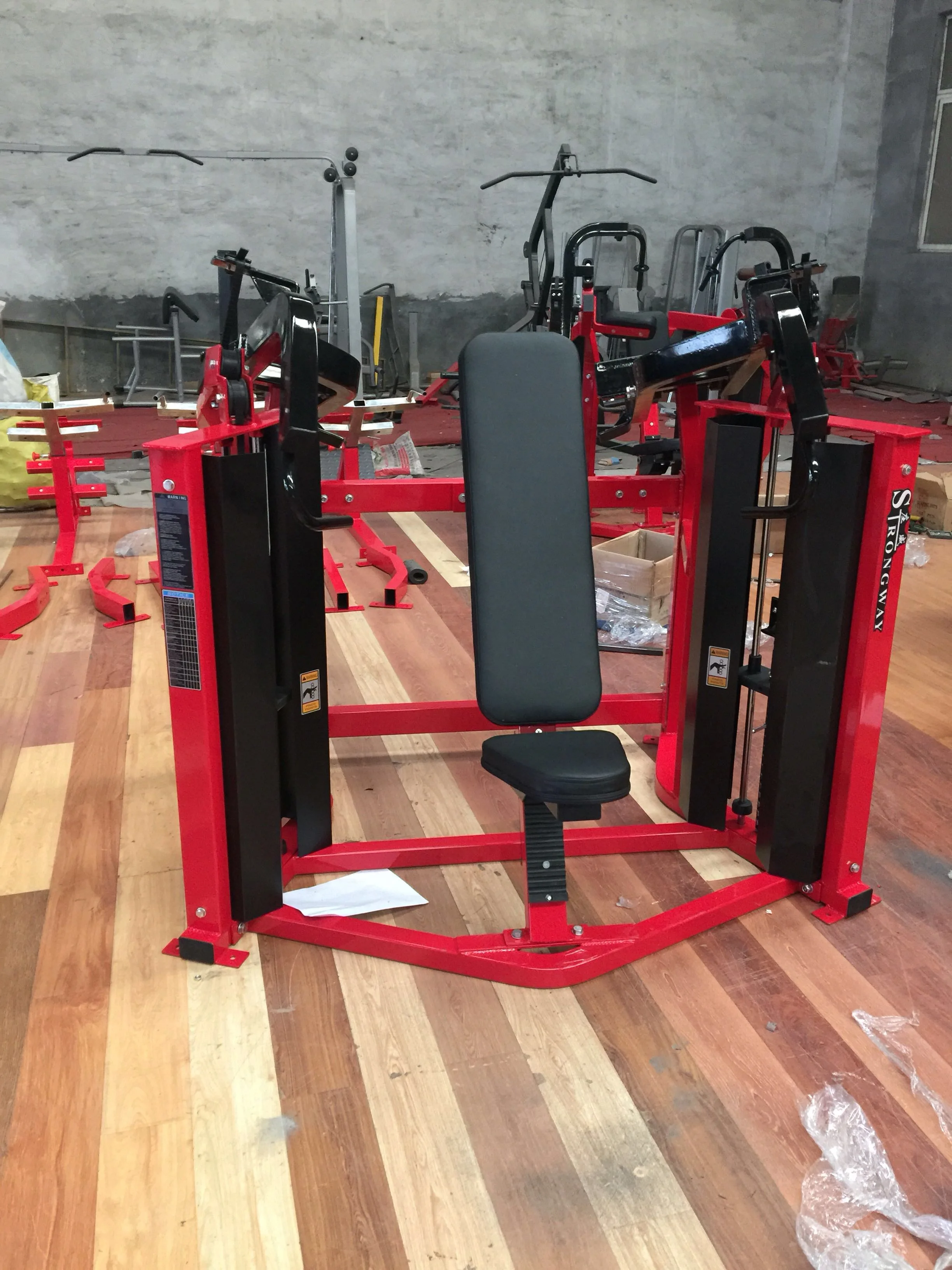 Commercial fitness Equipment double weight stack Shoulder Press machines gym equipment