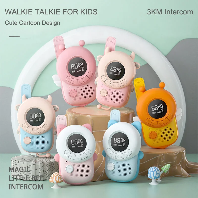 USB Charging Portable Radio Frequency Talkie-walky Wireless Children Walkie Talkie Toy