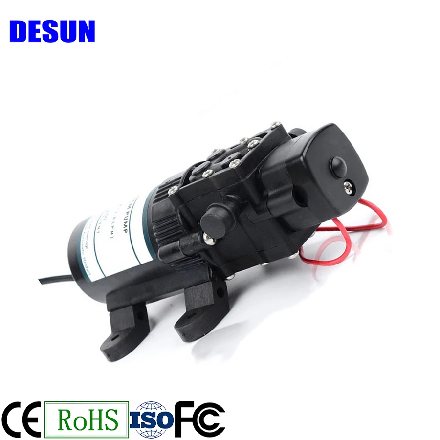 High Pressure 12V 24V DC Small Self Priming  Diaphragm Water Pump