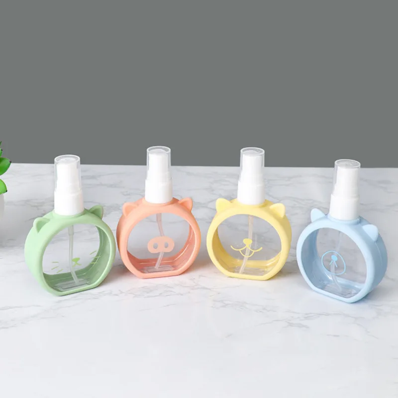 Factory Hot selling 55ml Cartoon Cute Animals design plastic spray bottle