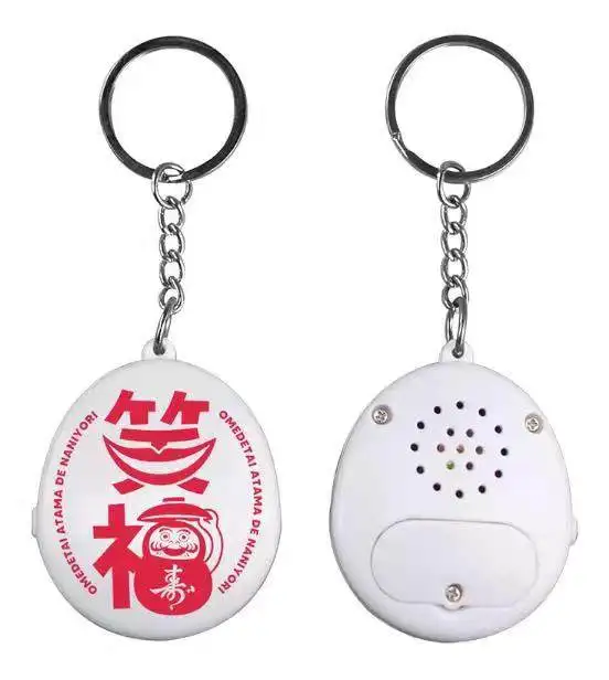 Custom Programmable Pre-recorded Audio Voice 6 Buttons Sound Keychain For Promotional Gift