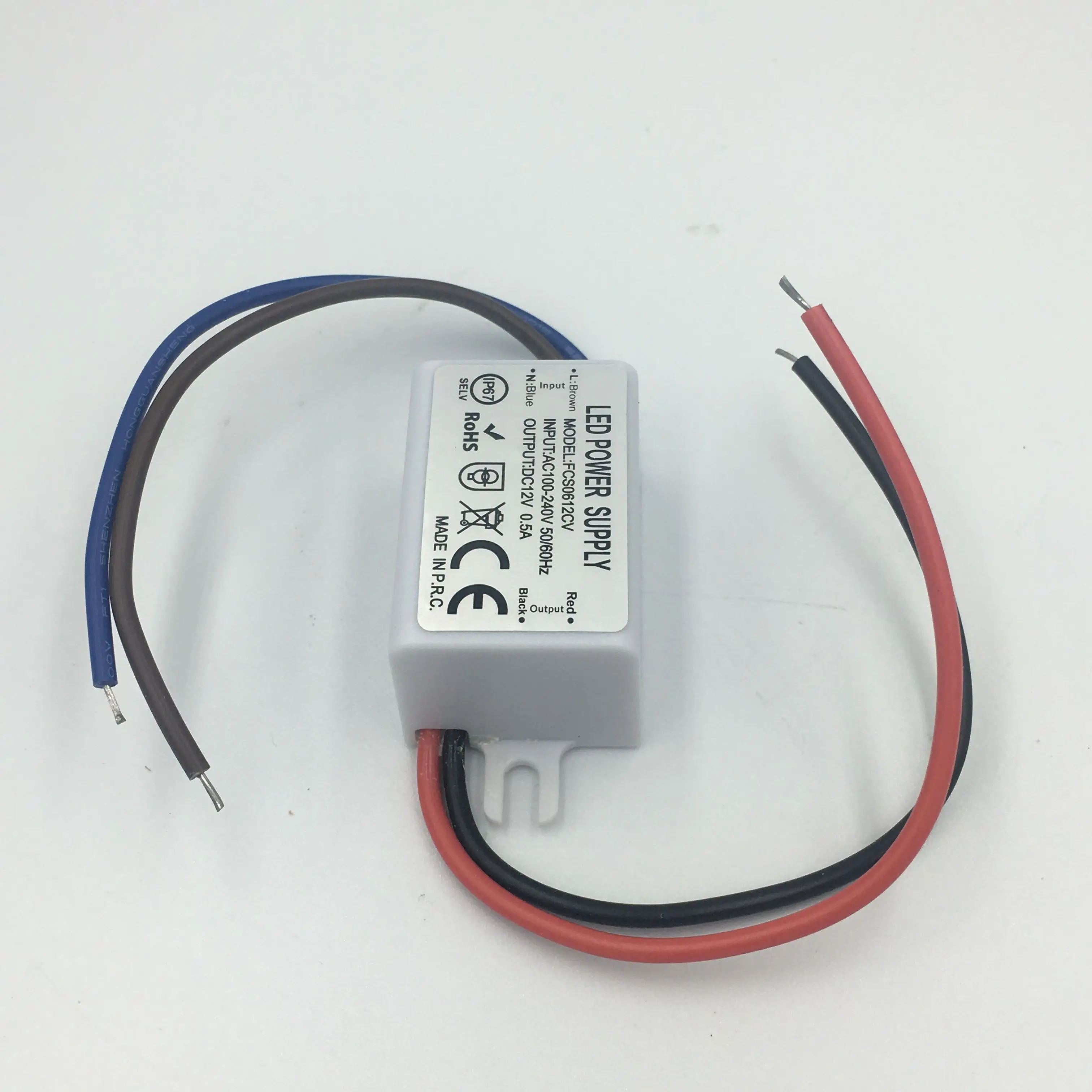 IP67 waterproof mini size 6w led light source 12v 6w led power supply