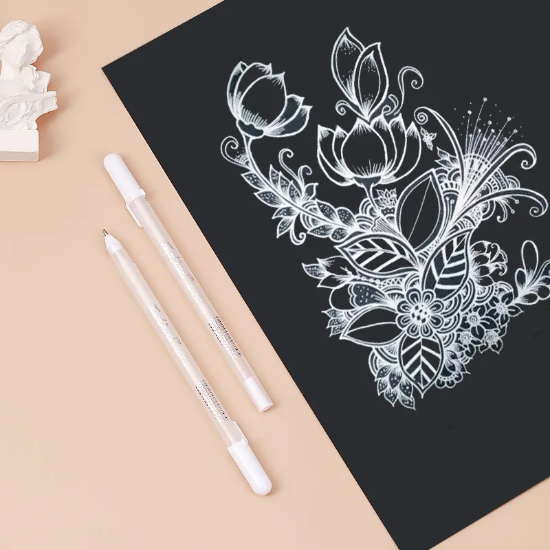 0.8 mm Highlight art special   white  DIY painting drawing liner graffiti pen