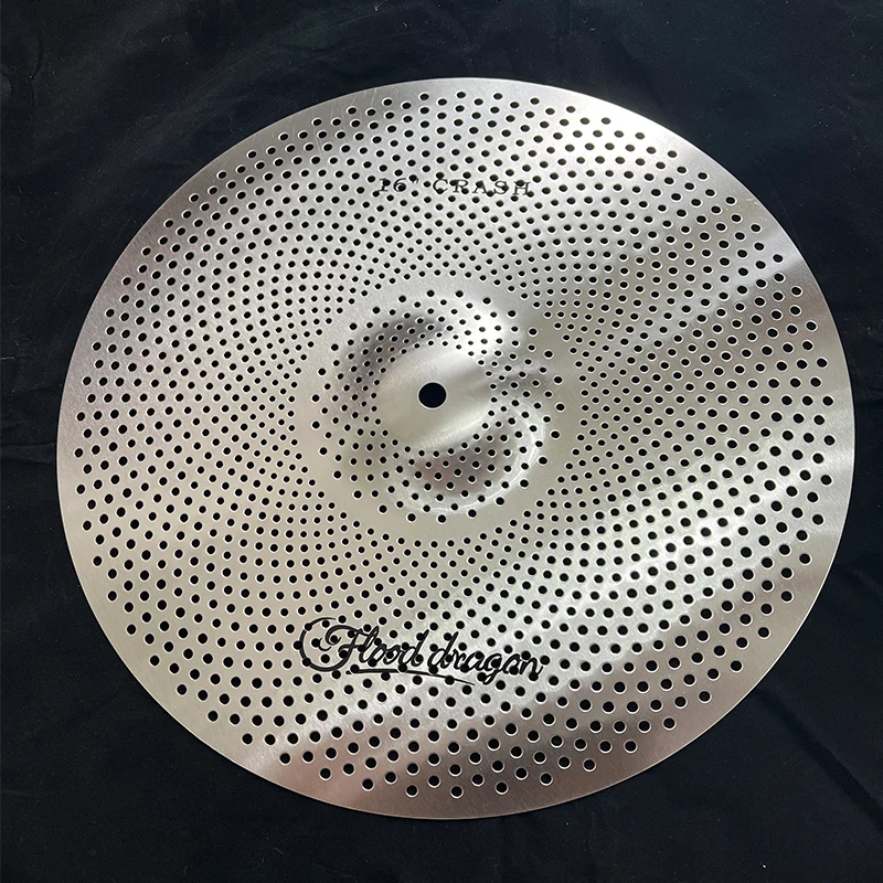Silver Color Low volume Silent China Cymbal for Drum Cymbal Set Practice