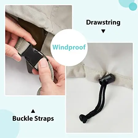 Оксфордский чехол для садовой мебели 600D, водонепроницаемый и Пыленепроницаемый Чехол для встроенного дивана