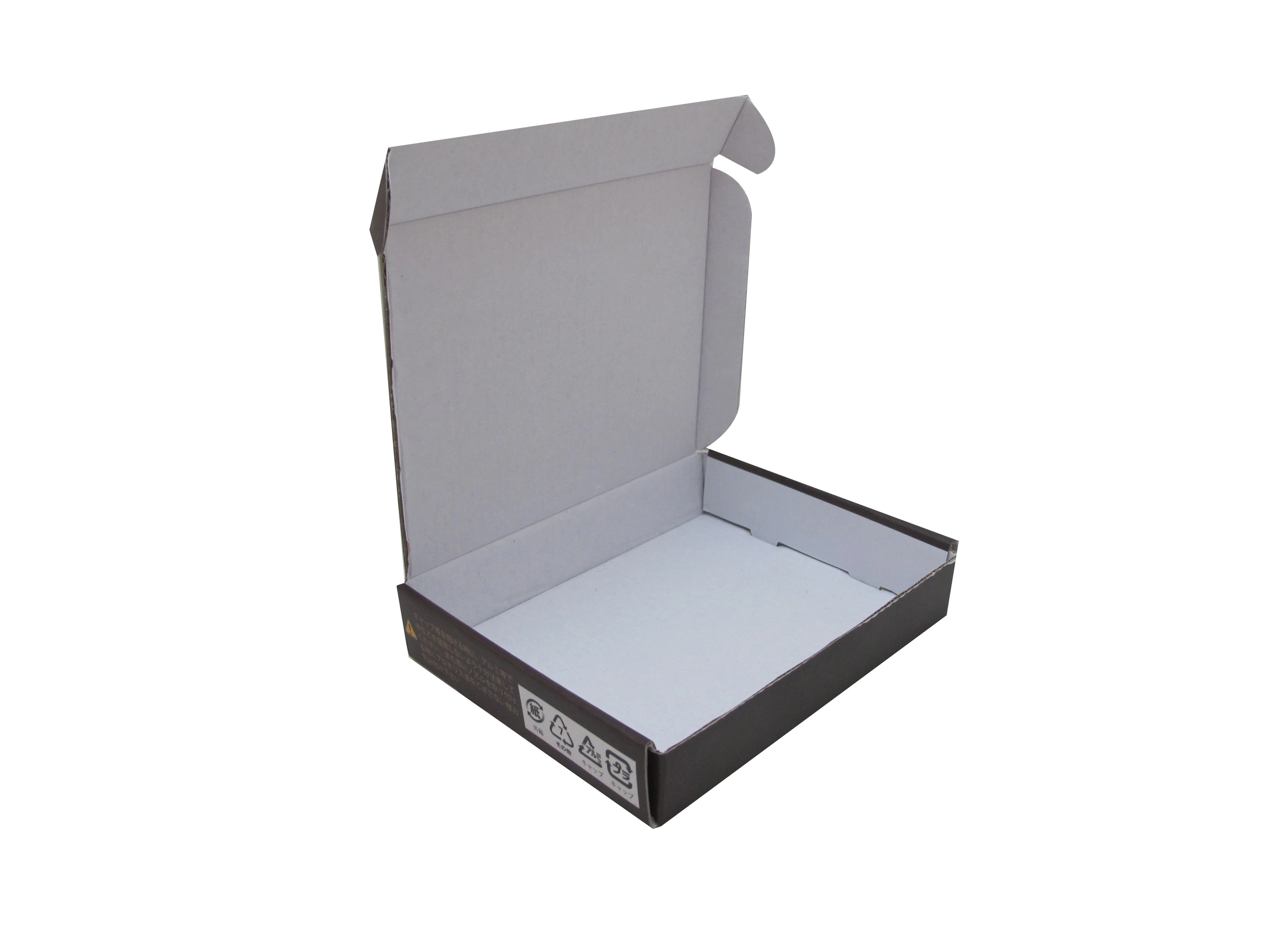 Custom Black Shipping Paper Box Custom Logo Attractive Corrugated Boxes Large With Logo