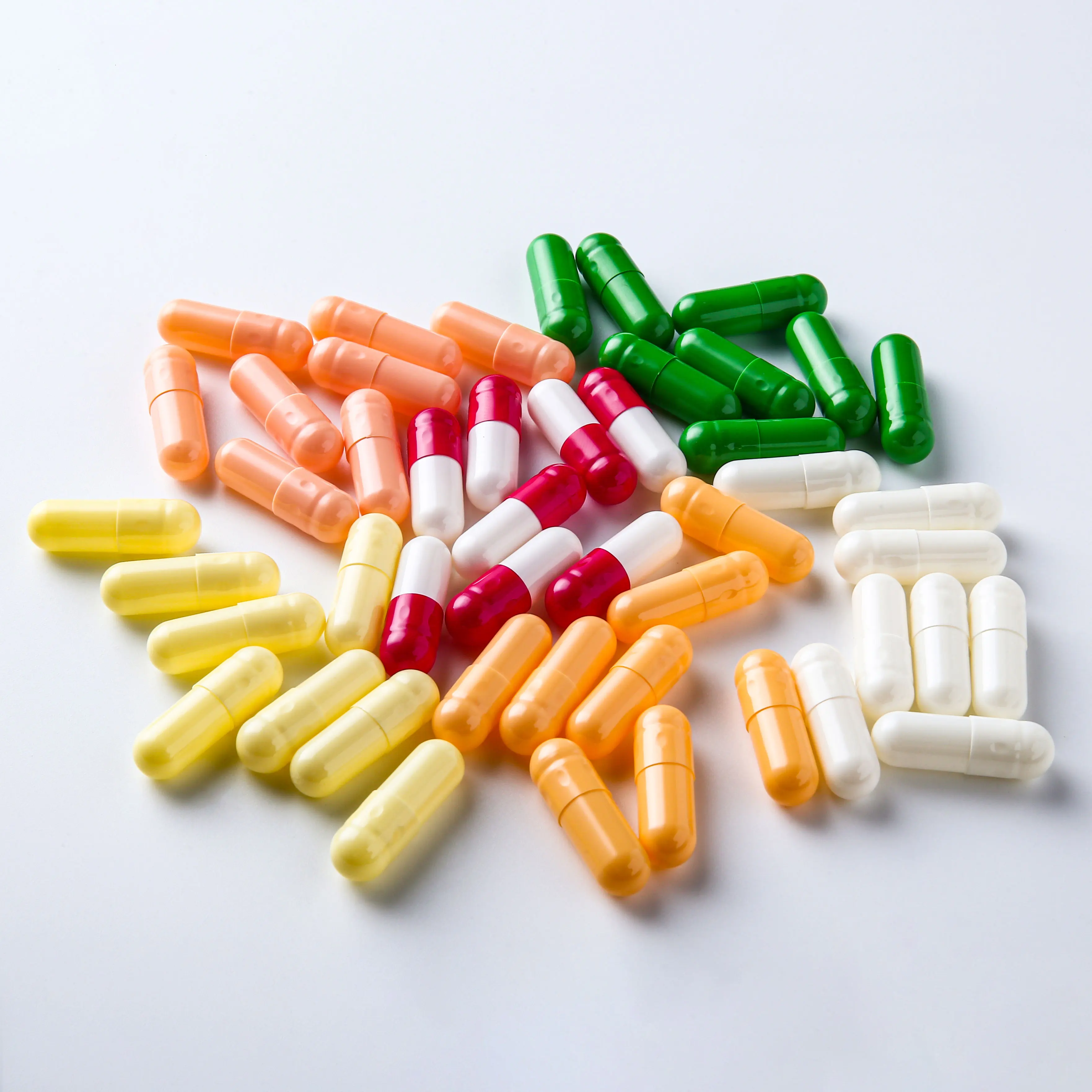 High quality delayed release acid-proof empty separated capsules hard capsula de gelatina 00# 0 gelatin capsules