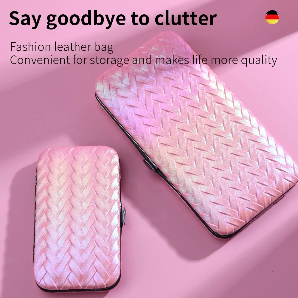 Holographic Case Nail Clippers Kit Manicure Pedicure set For Thick Nails Men Women Gift