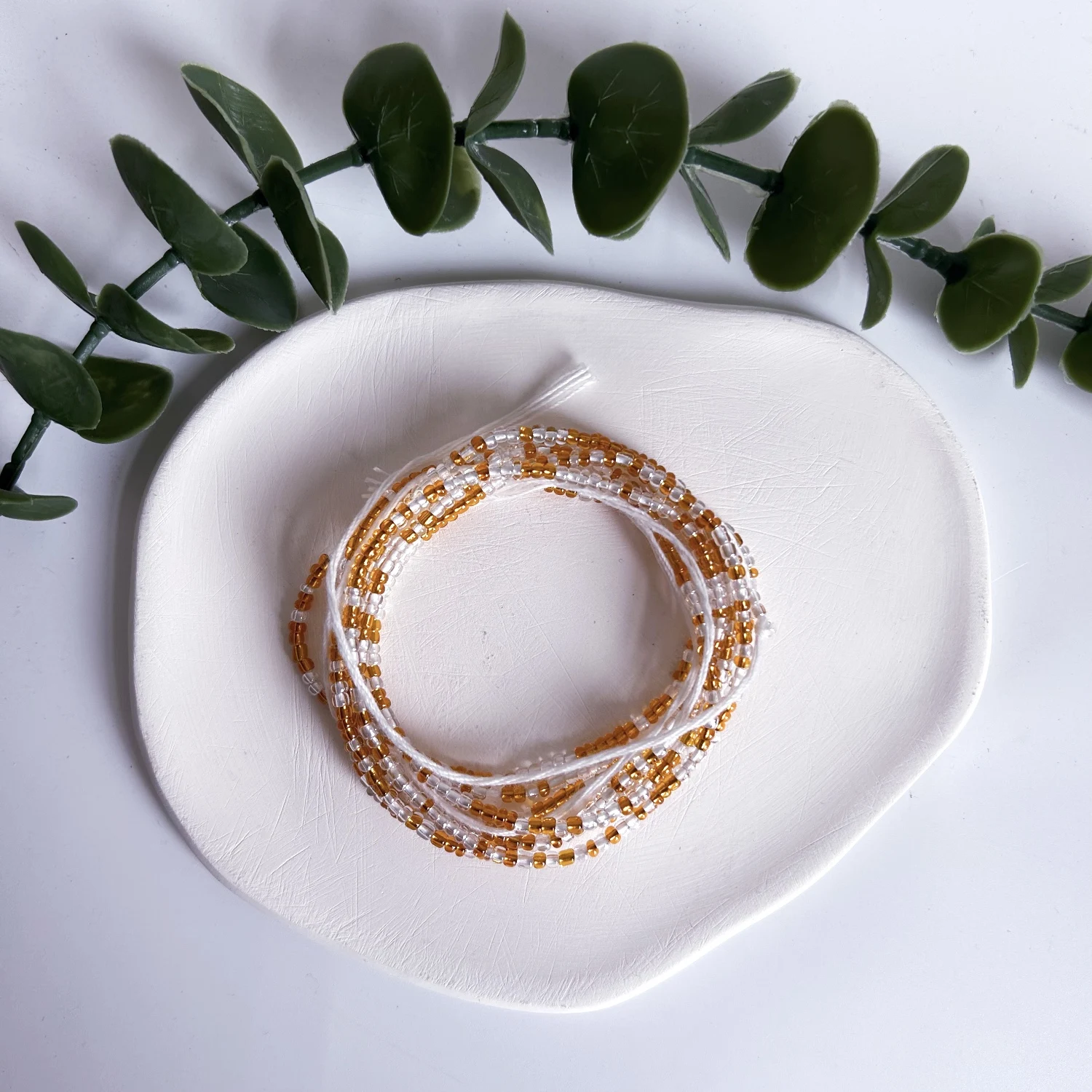 Personalized multi-layer colorful rice belly bead beach chain wholesale oversize african cotton tie on waist beads